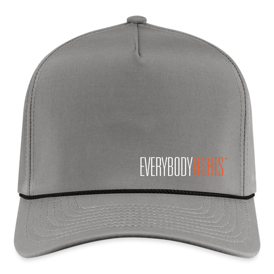 Five panel cap Everybodyfights - gray/black