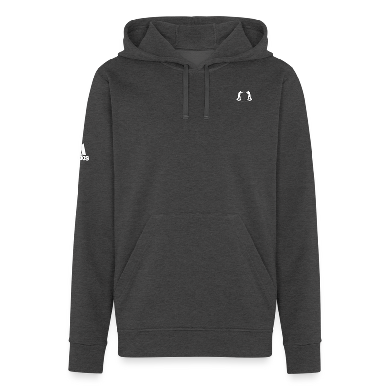 Adidas Unisex Fleece Hoodie fighter logo - ebf fight as one - charcoal grey