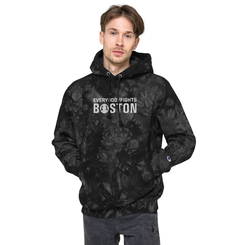 Champion Tie-dye Hoodie Boston