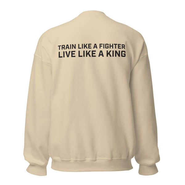 Sweatshirt EBF- TRAIN LIKE A FIGHTER LIVE LIKE A KING