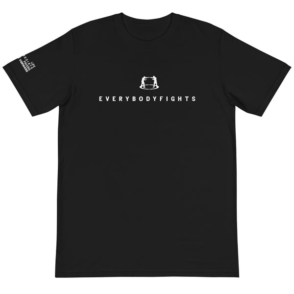 Organic T-Shirt EVERYBODYFIGHTS - MOTTO SLEEVES