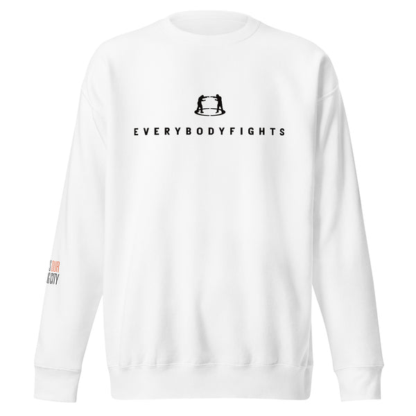Premium Sweatshirt EVERYBODYFIGHTS - THIS IS OUR EBF CITY SLEEVE