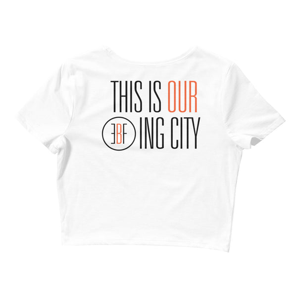 Women’s Crop Tee EVERYBODYFIGHTS - THIS IS OUR EBF CITY