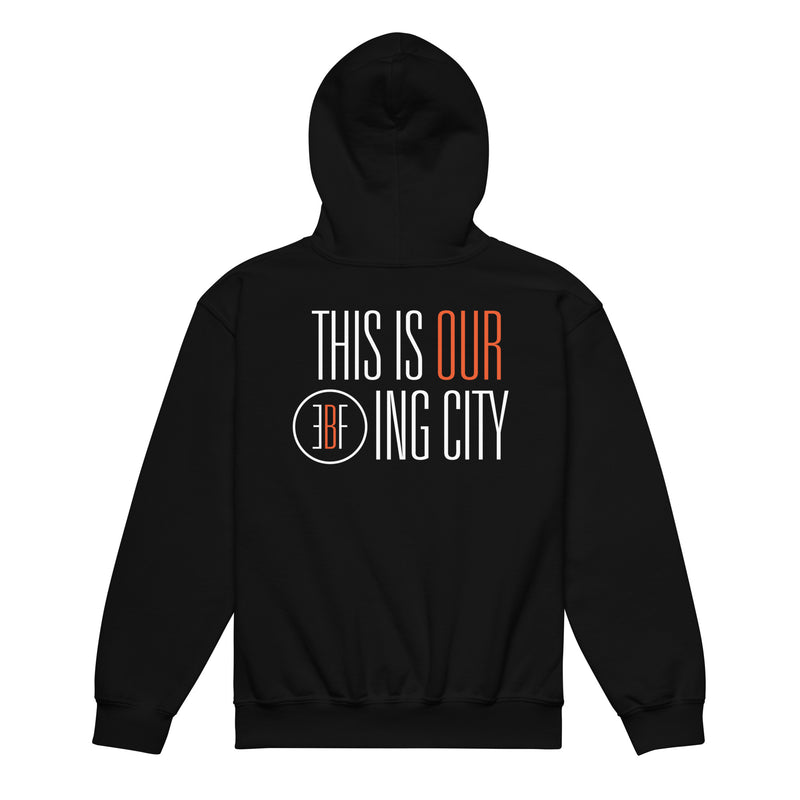 Youth heavy blend hoodie BOSTON - THIS IS OUR EBF CITY