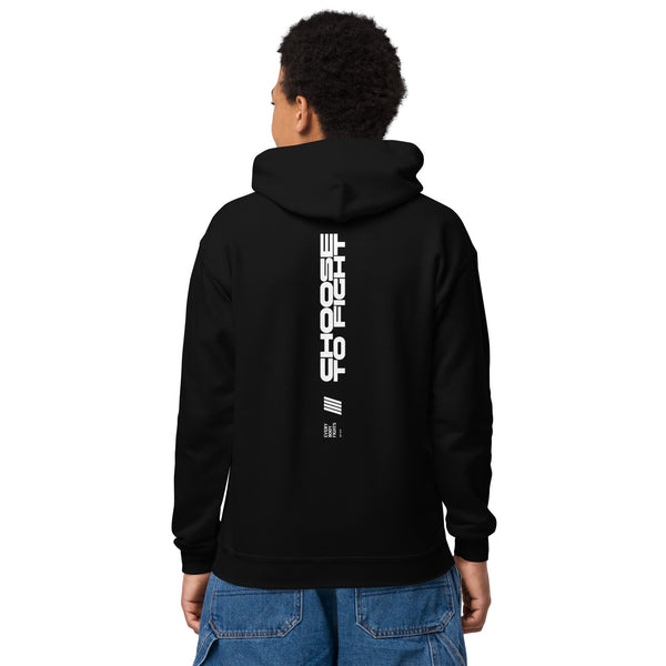 Youth heavy blend hoodie EBF - CHOOSE TO FIGHT