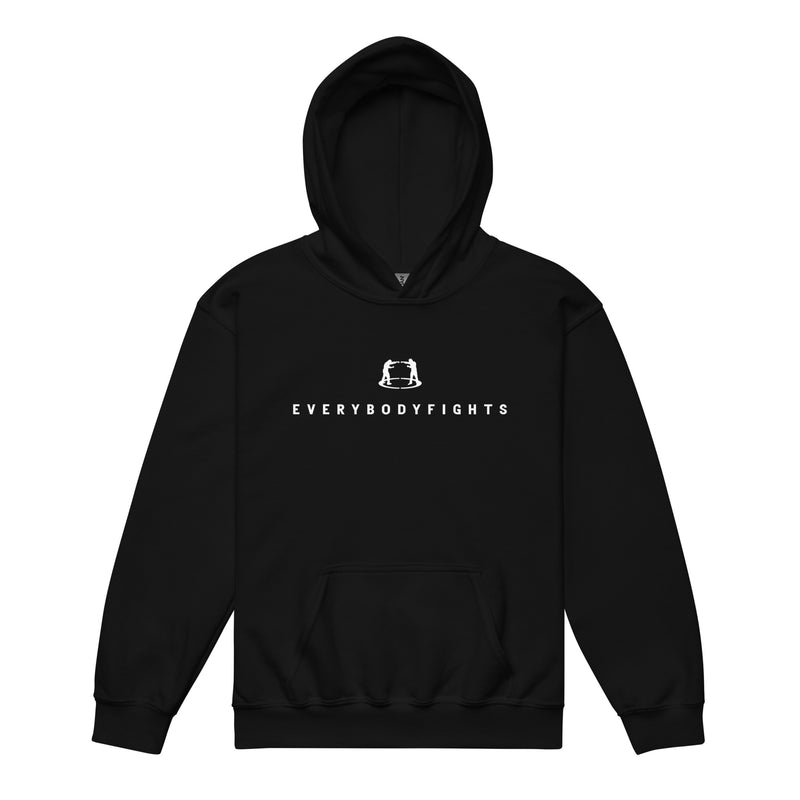Youth heavy blend hoodie EVERYBODYFIGHTS - WHY I FIGHT