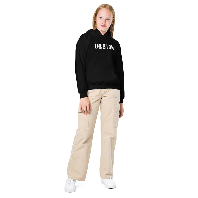 Youth heavy blend hoodie boston