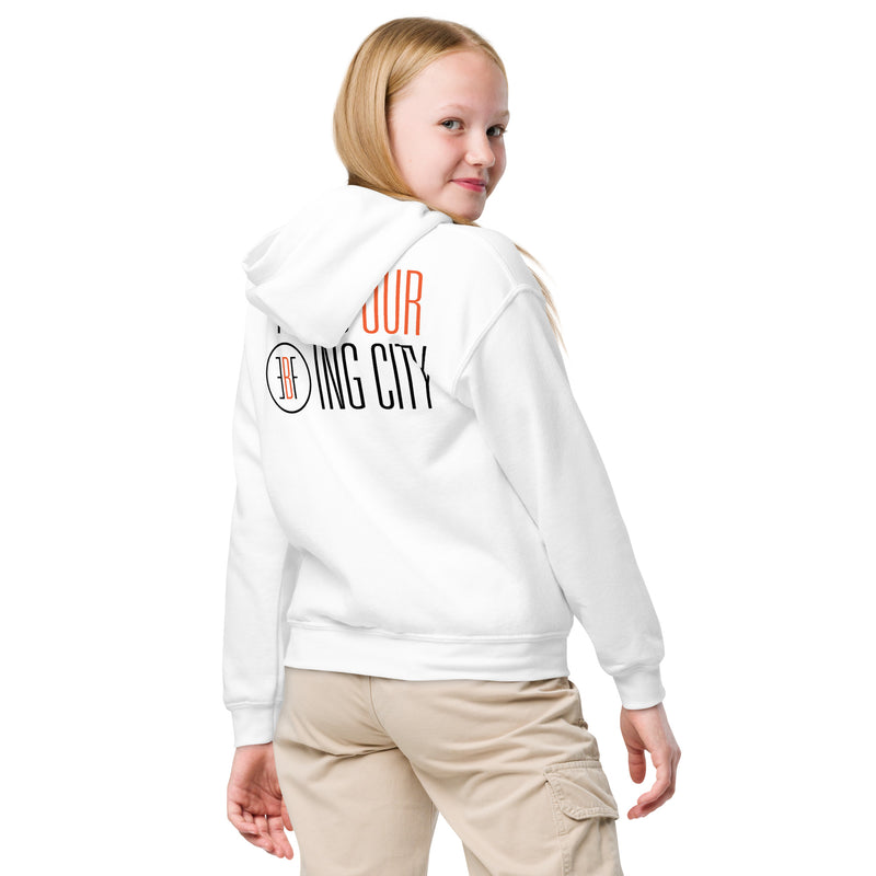 Youth heavy blend hoodie BOSTON - THIS IS OUR EBF CITY