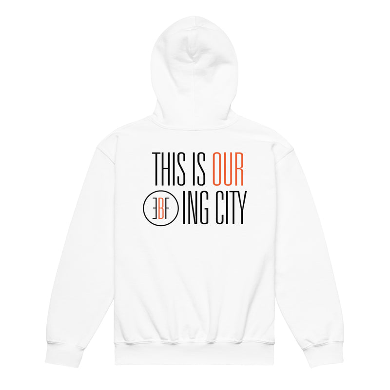 Youth heavy blend hoodie BOSTON - THIS IS OUR EBF CITY