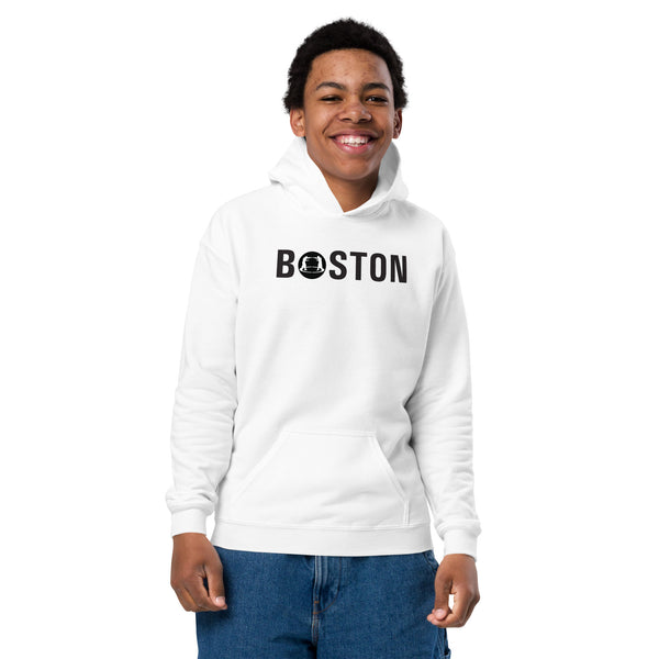 Youth heavy blend hoodie boston