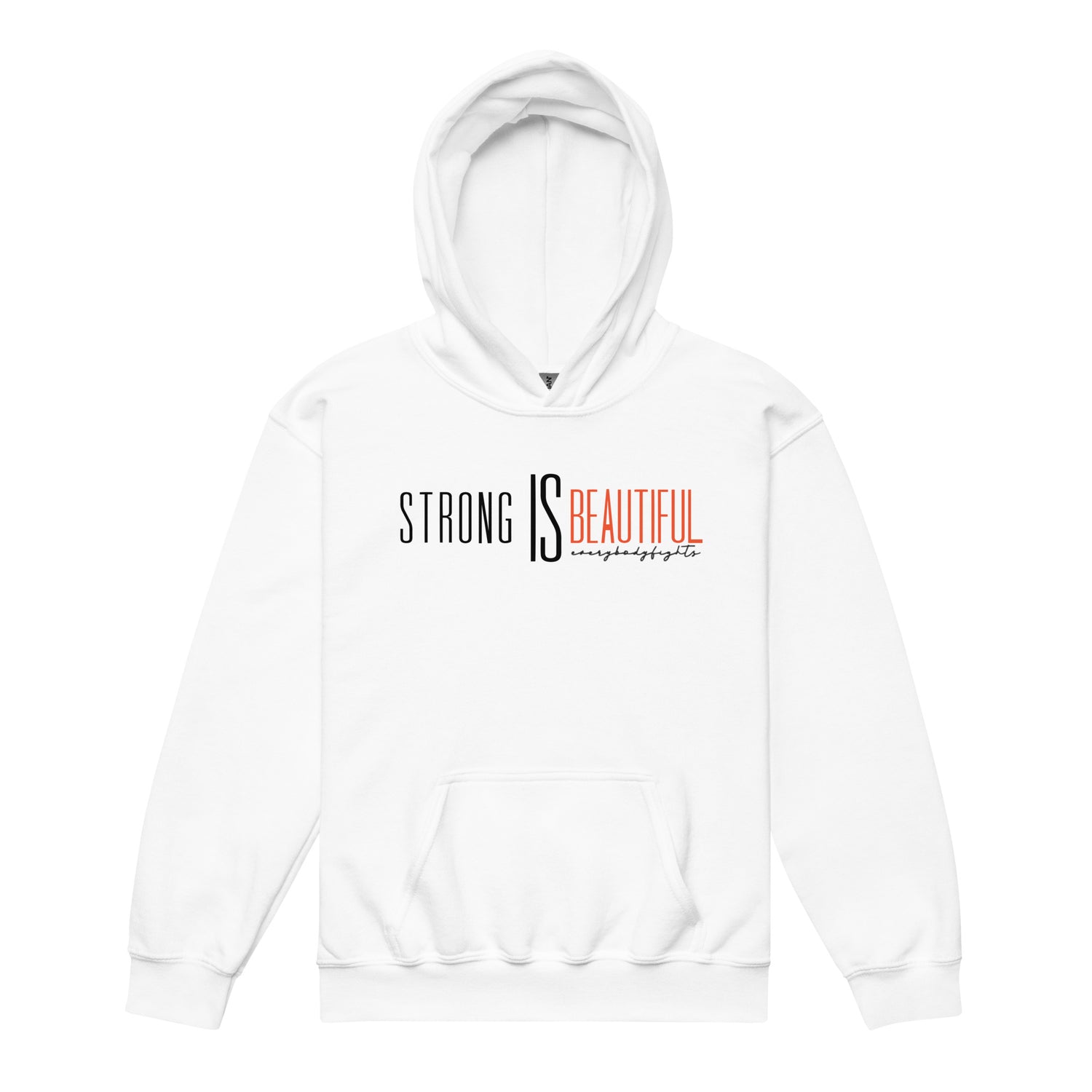 Youth heavy blend hoodie strong is beautiful