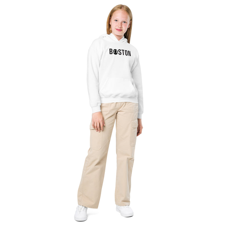 Youth heavy blend hoodie boston