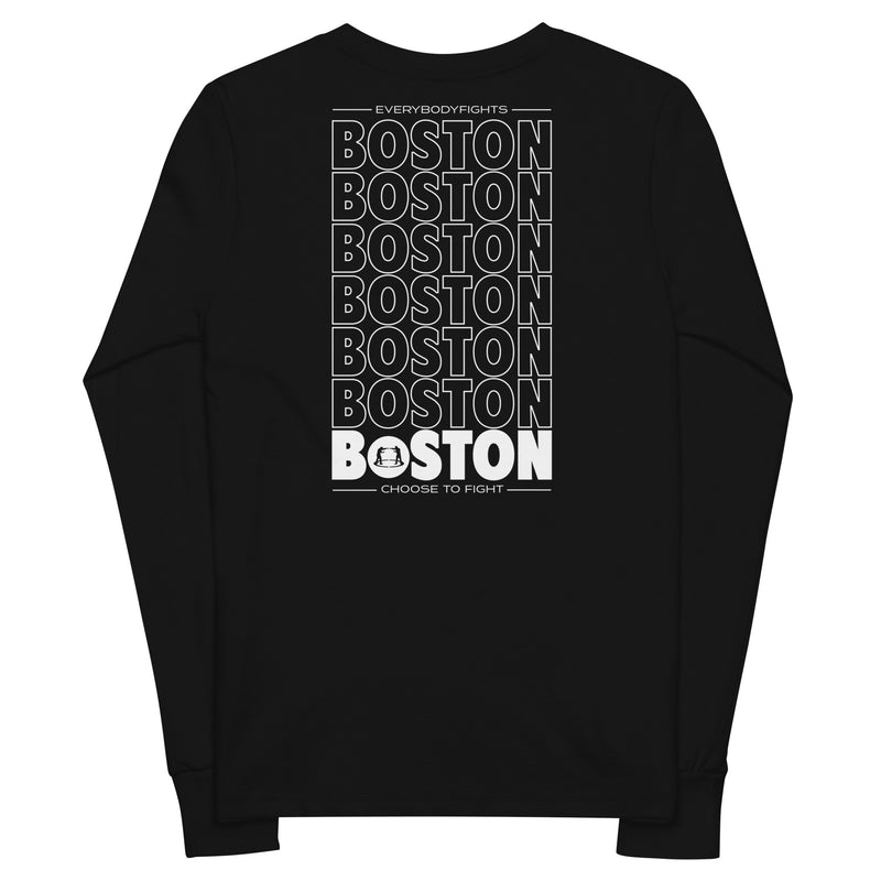 Youth long sleeve tee EBF - BOSTON STACKED